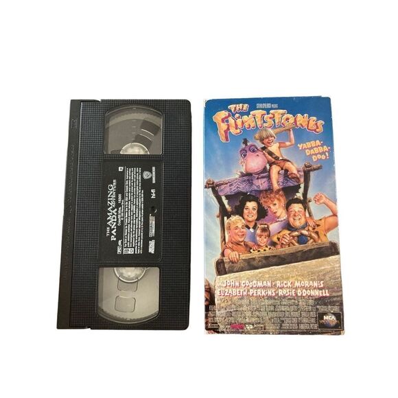 The Flintstones Amazing Panda Adventure VHS Tape 94/ 96 Vintage Movie 90s Electr - Picture 1 of 3